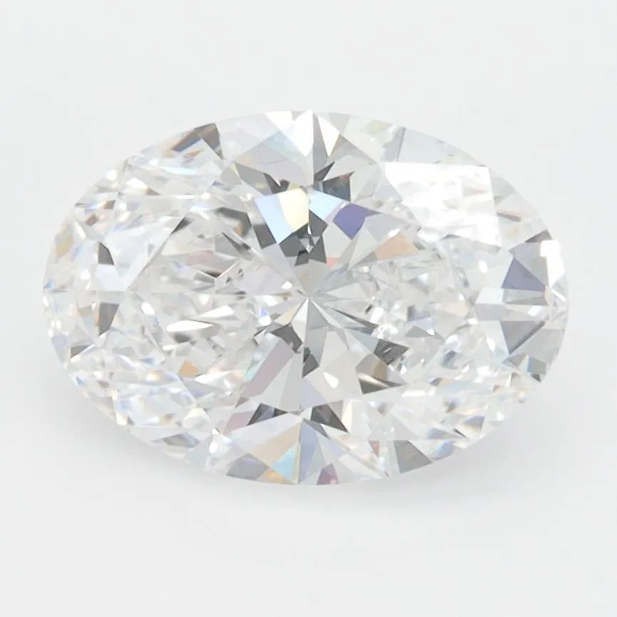2.08ct Oval Lab Grown Diamond (Colour D, Clarity VVS2, IGI Certified)