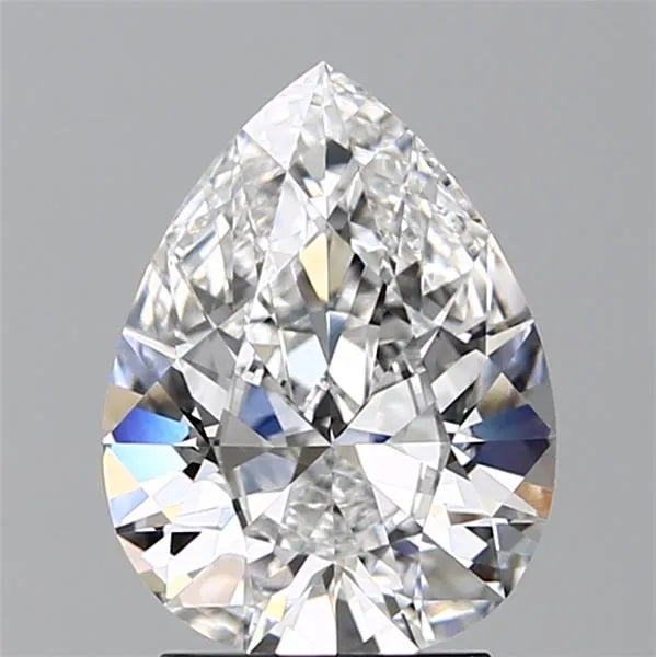 2.08ct Pear Lab Grown Diamond (Colour D, Clarity VVS1, IGI Certified)