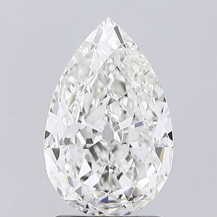 2.08ct Pear Lab Grown Diamond (Colour F, Clarity VS1, IGI Certified)