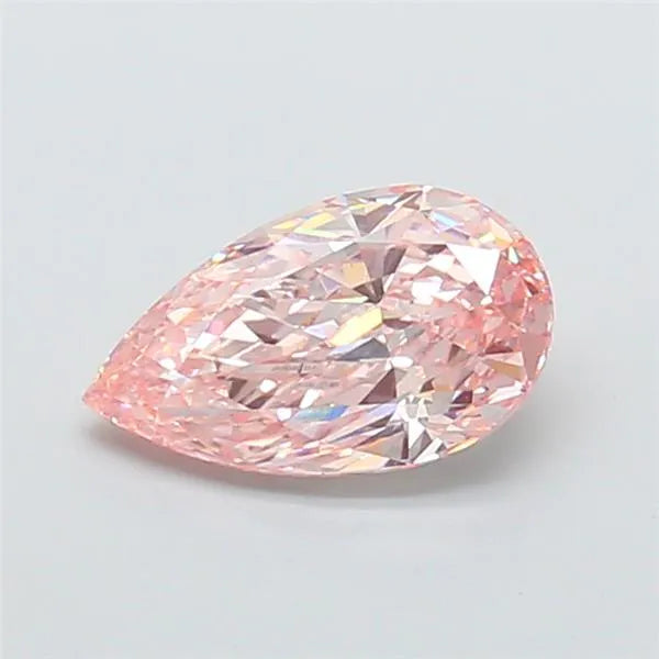 2.08ct Pear Lab Grown Diamond (Colour Fancy Intense Pink, Clarity VS1, IGI Certified)