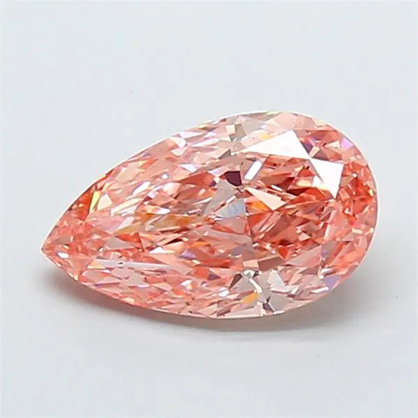 2.08ct Pear Lab Grown Diamond (Colour Fancy Intense Pink, Clarity VS2, IGI Certified)