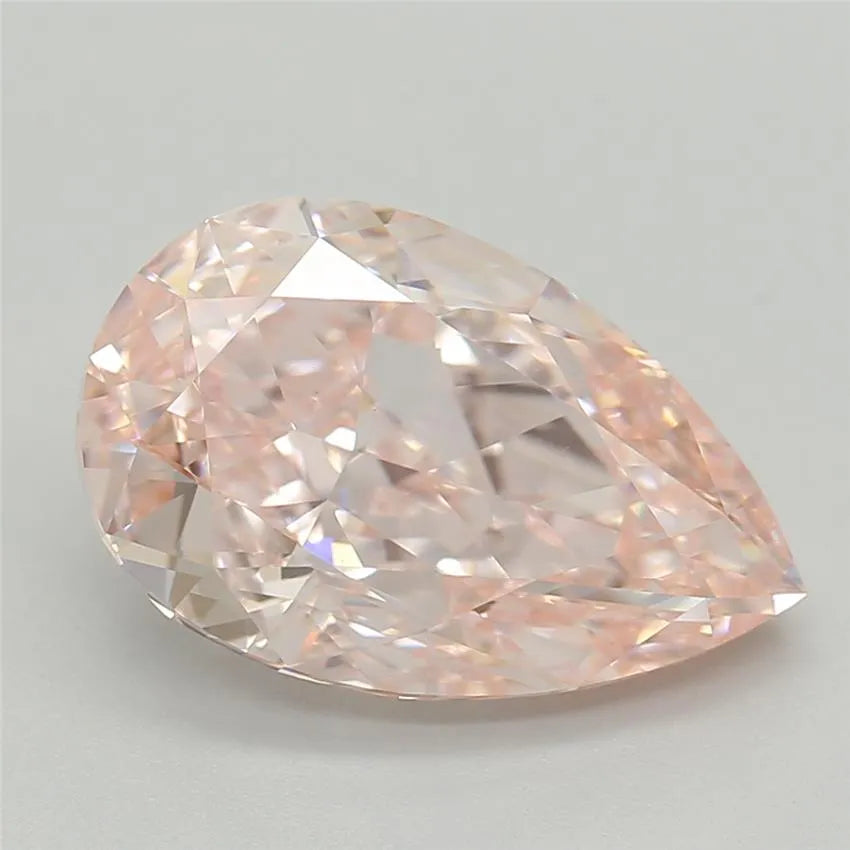 2.08ct Pear Lab Grown Diamond (Colour Fancy Intense Pink, Clarity VVS2, IGI Certified)