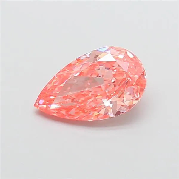 2.08ct Pear Lab Grown Diamond (Colour Fancy Vivid Pink, Clarity VVS2, IGI Certified)