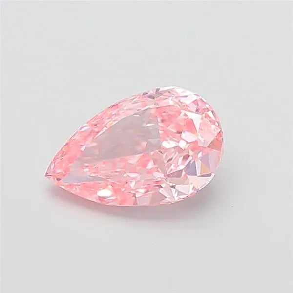 2.08ct Pear Lab Grown Diamond (Colour Fancy Vivid Pink, Clarity VVS2, IGI Certified)