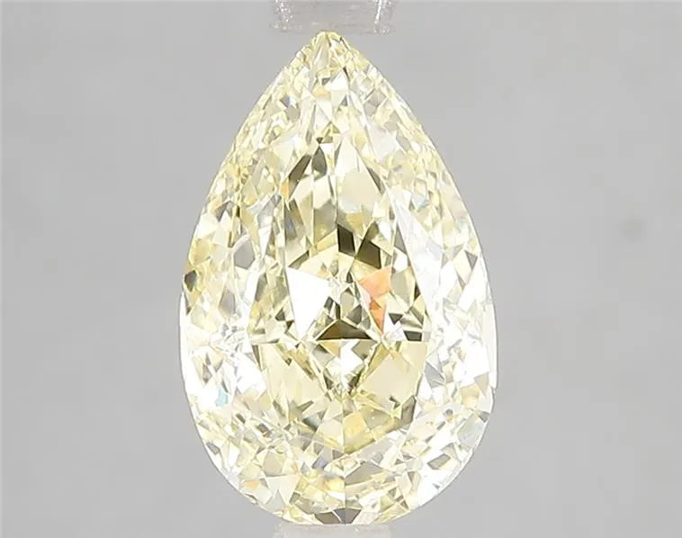 2.08ct Pear Lab Grown Diamond (Colour Fancy Yellow, Clarity VVS1, IGI Certified)