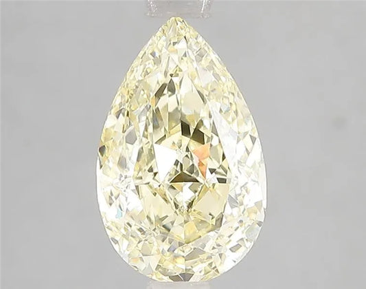 2.08ct Pear Lab Grown Diamond (Colour Fancy Yellow, Clarity VVS1, IGI Certified)