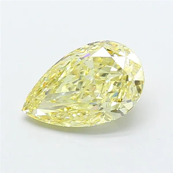 2.08ct Pear Lab Grown Diamond (Colour Fancy Yellow, Clarity VVS2, IGI Certified)