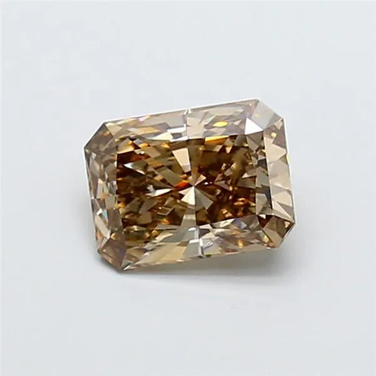 2.08ct Radiant Lab Grown Diamond (Colour Fancy Brown, Clarity VS1, IGI Certified)