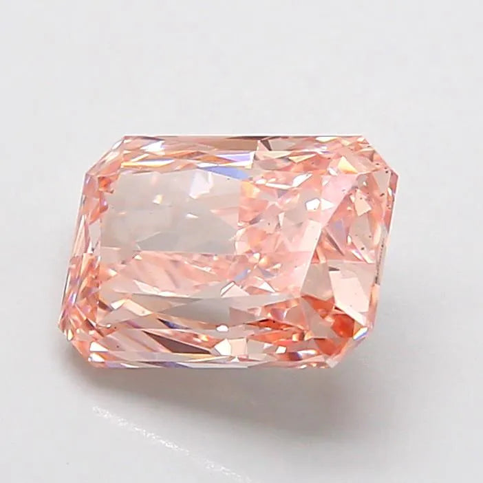 2.08ct Radiant Lab Grown Diamond (Colour Fancy Light Pinkish Brown, Clarity SI1, IGI Certified)