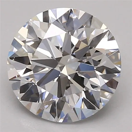 2.08ct Round Lab Grown Diamond (Colour D, Clarity VVS1, Cut EX, GCAL Certified)