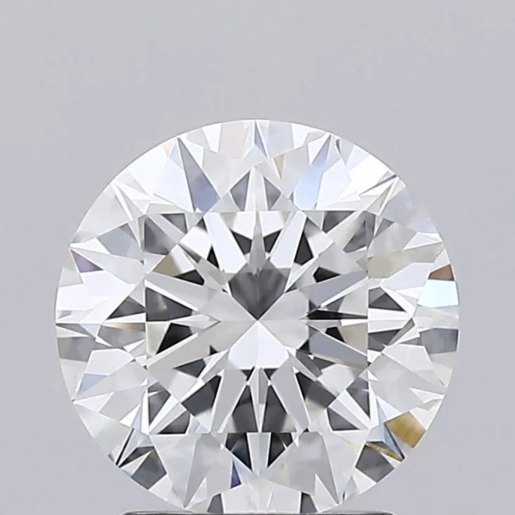 2.08ct Round Lab Grown Diamond (Colour E, Clarity IF, Cut EX, IGI Certified)