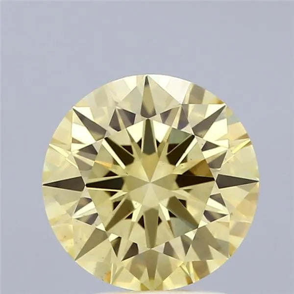 2.08ct Round Lab Grown Diamond (Colour Fancy Intense Yellow, Clarity VS2, Cut ID, IGI Certified)