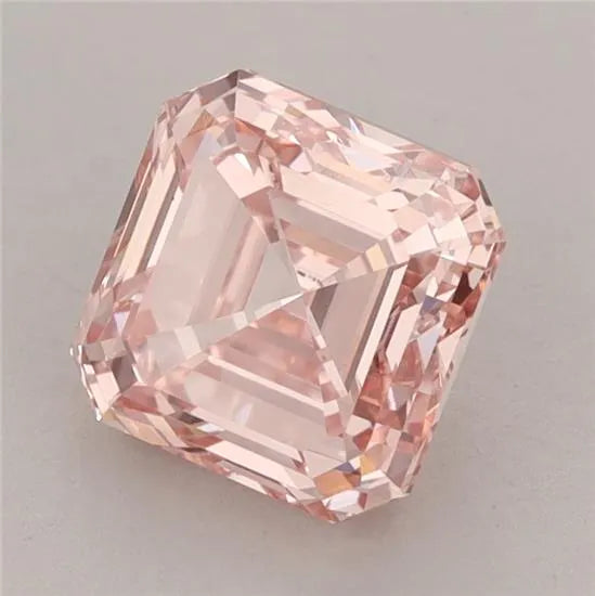 2.09ct Asscher Lab Grown Diamond (Colour Fancy Vivid Pink, Clarity VS1, IGI Certified)
