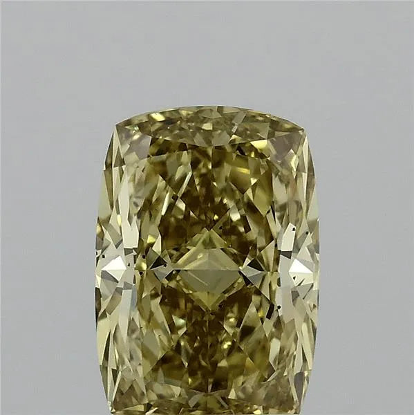 2.09ct Cushion modified Lab Grown Diamond (Colour Fancy Intense Yellow, Clarity SI1, IGI Certified)