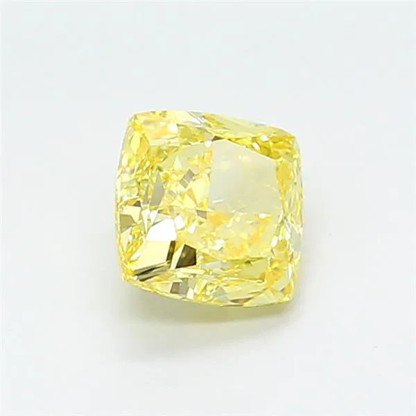 2.09ct Cushion modified Lab Grown Diamond (Colour Fancy Intense Yellow, Clarity VVS2, IGI Certified)