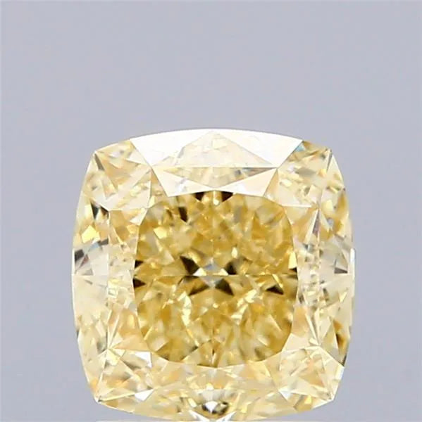 2.09ct Cushion modified Lab Grown Diamond (Colour Fancy Intense Yellow, Clarity VVS2, IGI Certified)