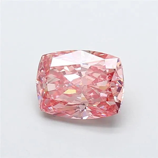 2.09ct Cushion modified Lab Grown Diamond (Colour Fancy Vivid Brownish Pink, Clarity VS1, IGI Certified)