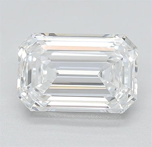 2.09ct Emerald Lab Grown Diamond (Colour D, Clarity IF, Cut EX, IGI Certified)