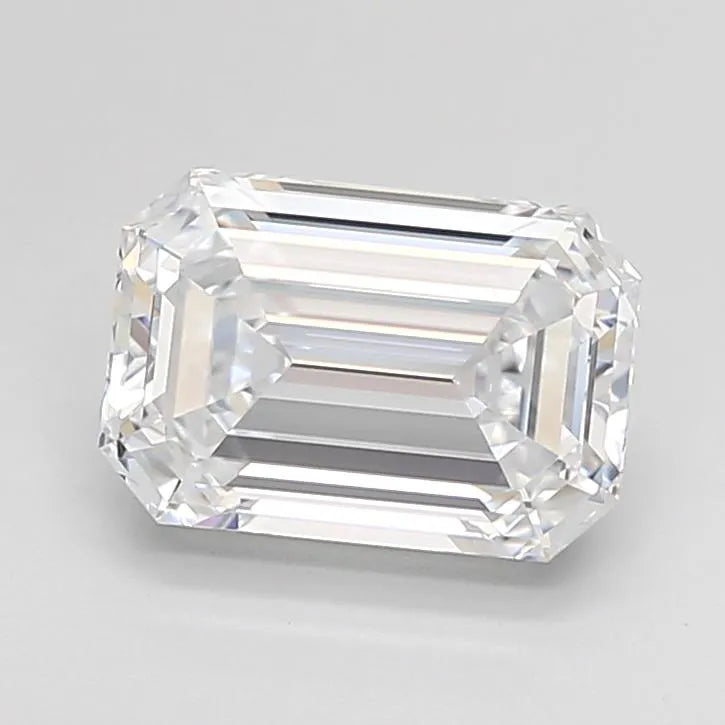 2.09ct Emerald Lab Grown Diamond (Colour E, Clarity VVS1, Cut EX, IGI Certified)