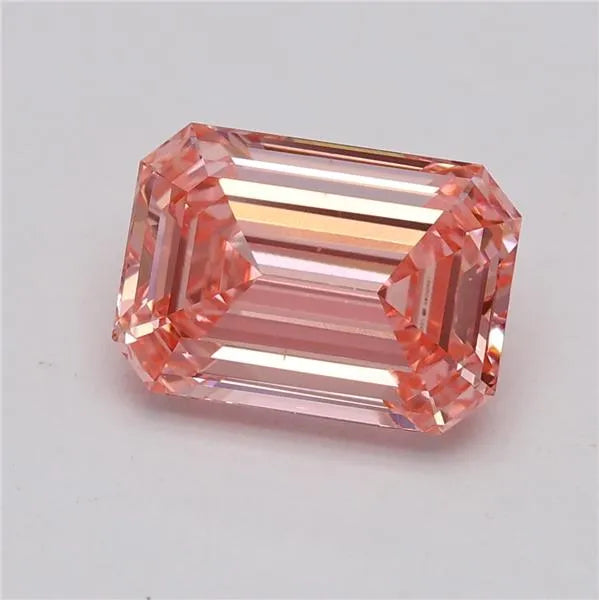 2.09ct Emerald Lab Grown Diamond (Colour Fancy Intense Pink, Clarity VS2, IGI Certified)