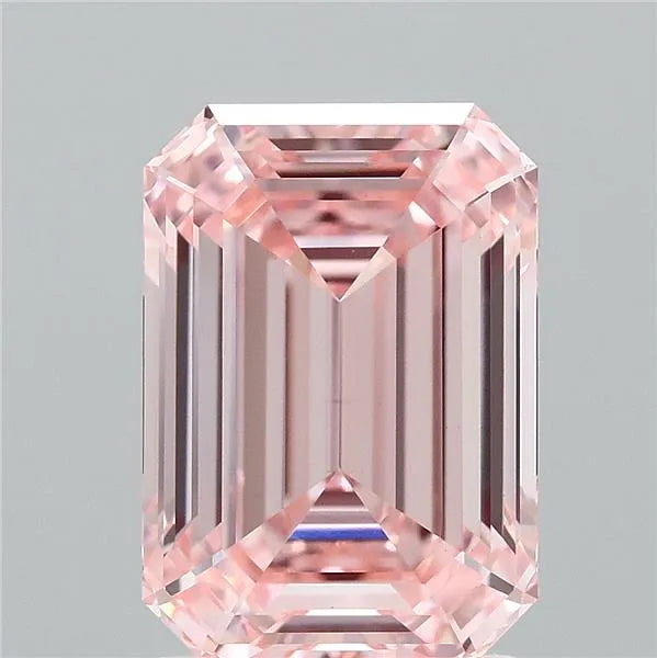 2.09ct Emerald Lab Grown Diamond (Colour Fancy Intense Pink, Clarity VVS2, IGI Certified)