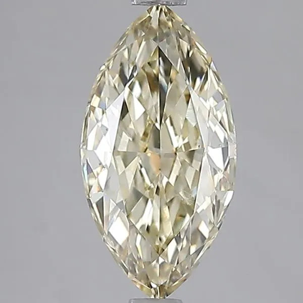 2.09ct Marquise Lab Grown Diamond (Colour Fancy Light Yellow, Clarity VS1, IGI Certified)