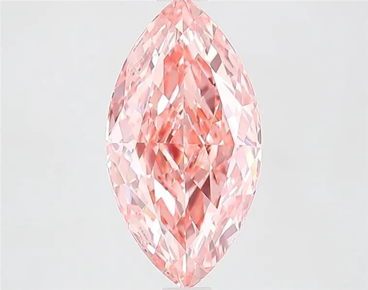 2.09ct Marquise Lab Grown Diamond (Colour Fancy Vivid Pink, Clarity VVS2, IGI Certified)