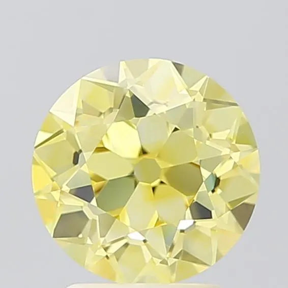 2.09ct Old european cut Lab Grown Diamond (Colour Fancy Intense Yellow, Clarity VVS1, IGI Certified)