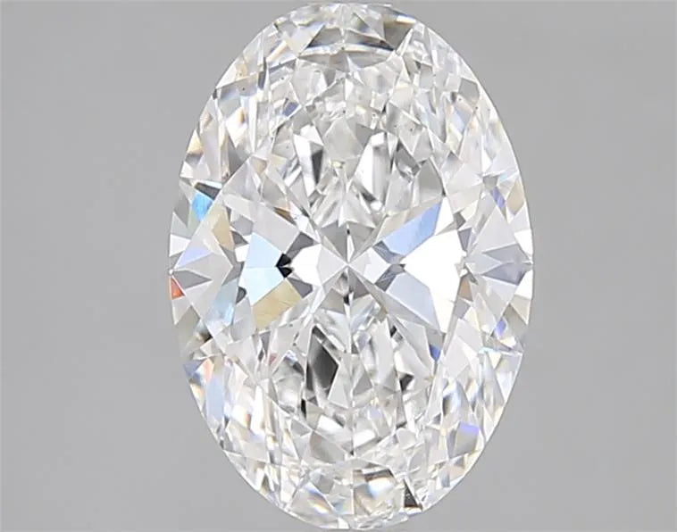 2.09ct Oval Lab Grown Diamond (Colour D, Clarity VS2, IGI Certified)