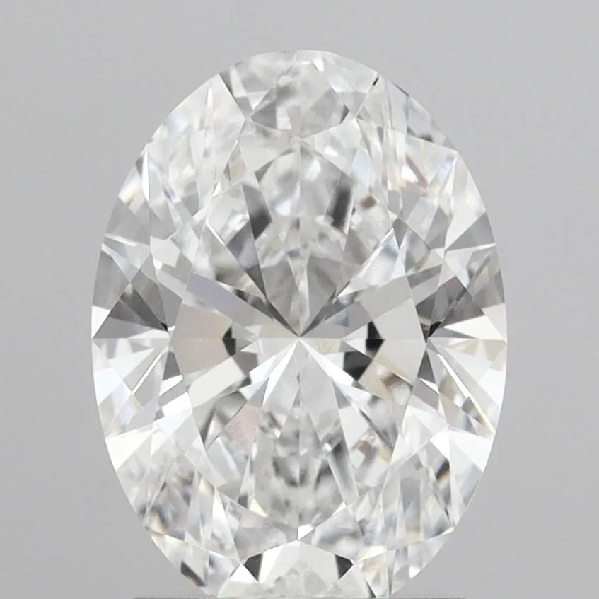 2.09ct Oval Lab Grown Diamond (Colour D, Clarity VVS2, IGI Certified)