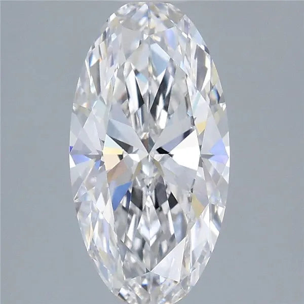 2.09ct Oval Lab Grown Diamond (Colour D, Clarity VVS2, IGI Certified)