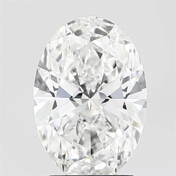 2.09ct Oval Lab Grown Diamond (Colour E, Clarity VVS2, IGI Certified)