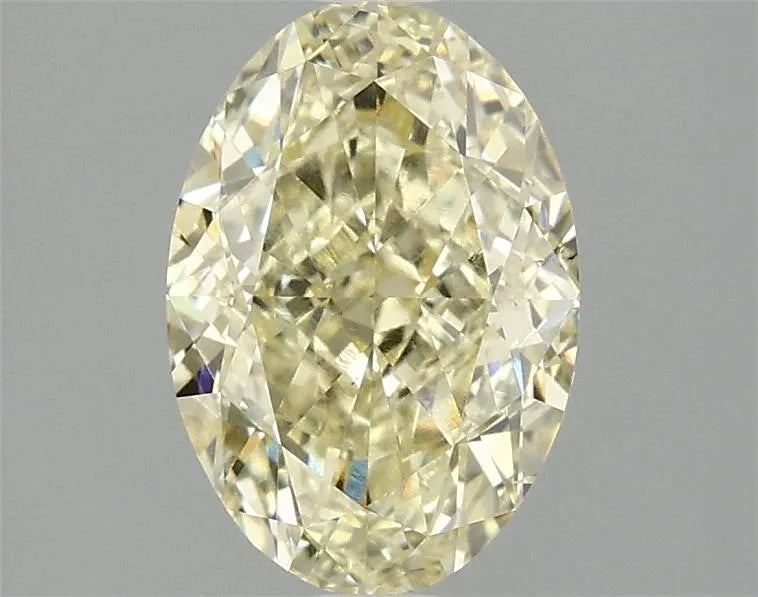 2.09ct Oval Lab Grown Diamond (Colour Fancy Intense Yellow, Clarity VS2, IGI Certified)