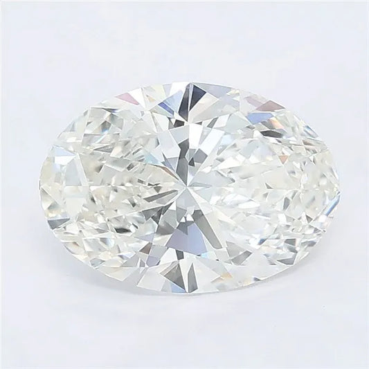 2.09ct Oval Lab Grown Diamond (Colour G, Clarity VVS1, IGI Certified)
