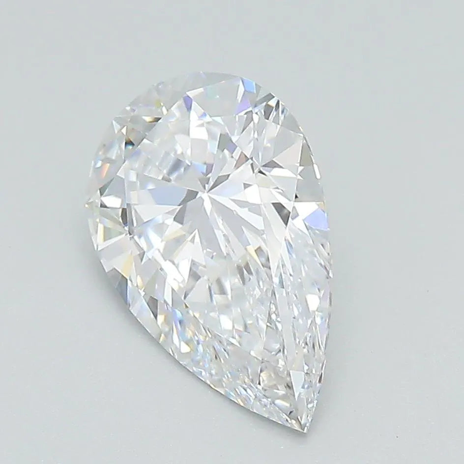 2.09ct Pear Lab Grown Diamond (Colour D, Clarity VVS2, GIA Certified)