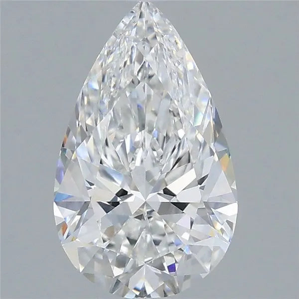 2.09ct Pear Lab Grown Diamond (Colour E, Clarity VVS2, IGI Certified)