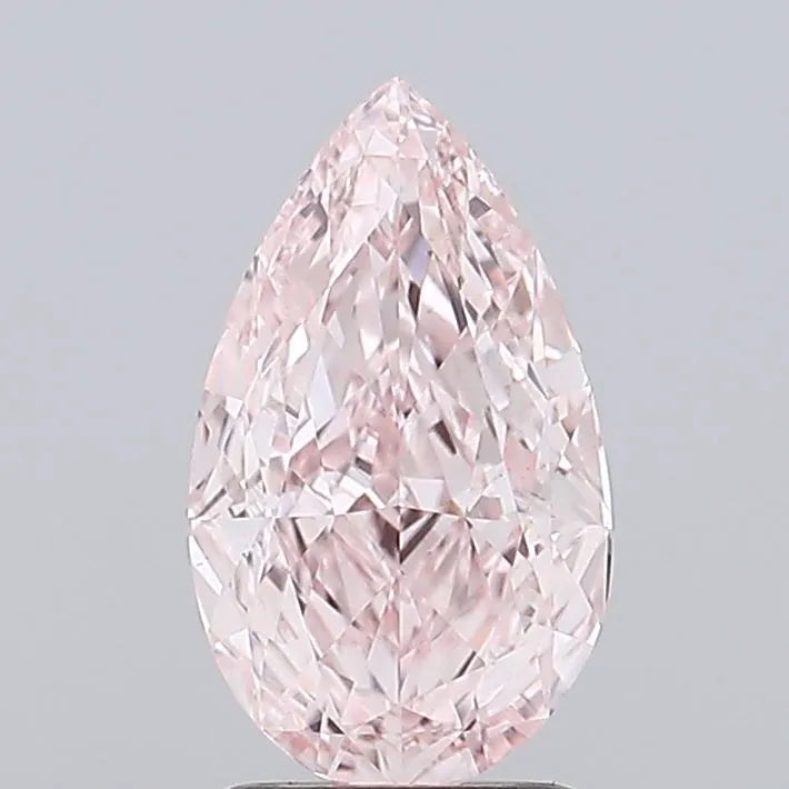 2.09ct Pear Lab Grown Diamond (Colour Fancy Intense Pink, Clarity VVS2, IGI Certified)