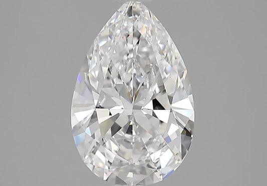 2.09ct Pear Natural Diamond (Colour D, Clarity VVS2, GIA Certified)