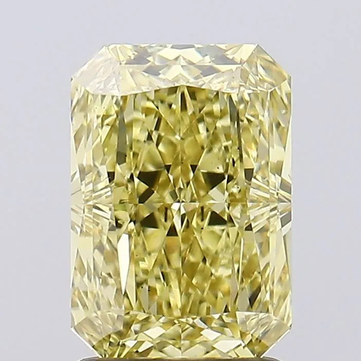 2.09ct Radiant Lab Grown Diamond (Colour Fancy Intense Yellow, Clarity VS1, IGI Certified)