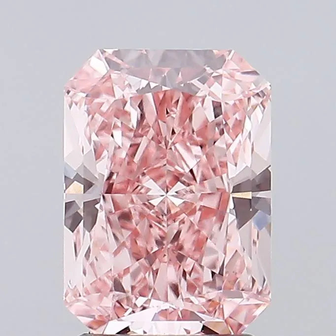 2.09ct Radiant Lab Grown Diamond (Colour Fancy Vivid Pink, Clarity VS1, IGI Certified)