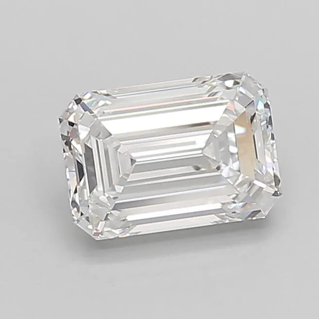2.10ct Emerald Lab Grown Diamond (Colour D, Clarity IF, Cut EX, IGI Certified)