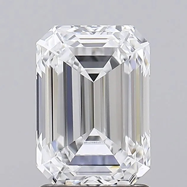2.10ct Emerald Lab Grown Diamond (Colour D, Clarity IF, IGI Certified)