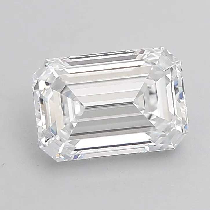 2.10ct Emerald Lab Grown Diamond (Colour E, Clarity VVS1, Cut EX, IGI Certified)