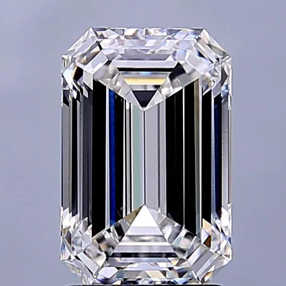 2.10ct Emerald Lab Grown Diamond (Colour E, Clarity VVS1, IGI Certified)