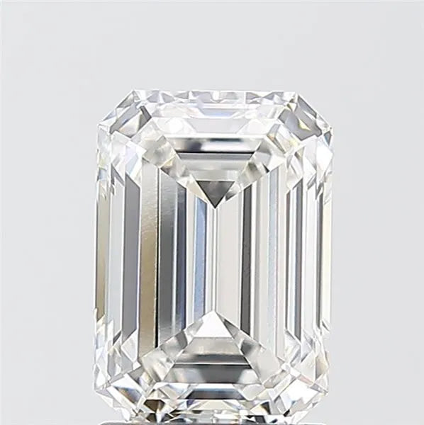2.10ct Emerald Lab Grown Diamond (Colour F, Clarity VVS2, IGI Certified)