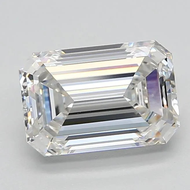 2.10ct Emerald Lab Grown Diamond (Colour G, Clarity VVS1, IGI Certified)