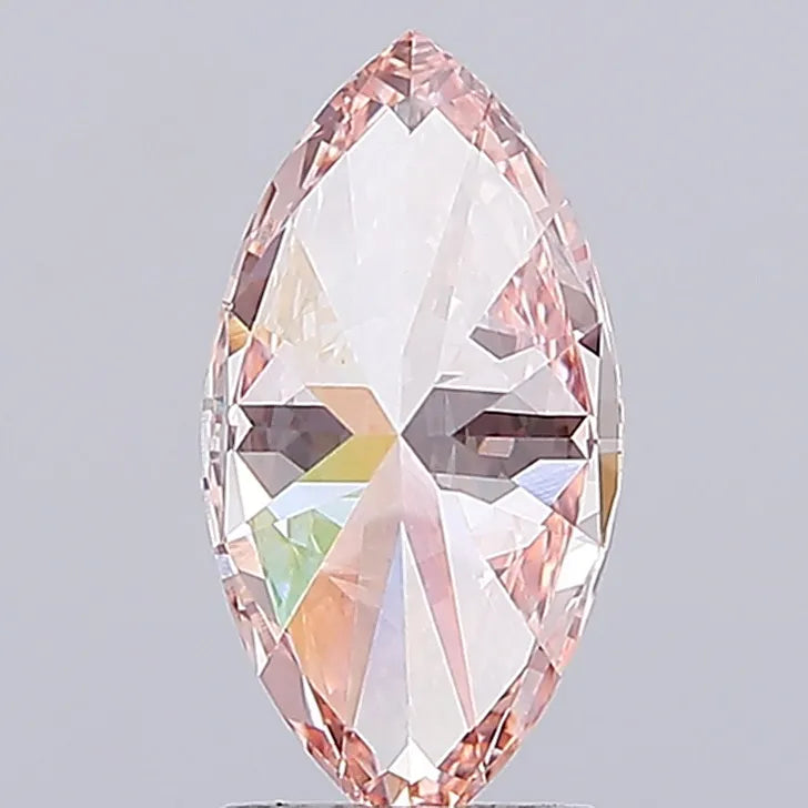 2.10ct Marquise Lab Grown Diamond (Colour Fancy Intense Pink, Clarity VS1, IGI Certified)