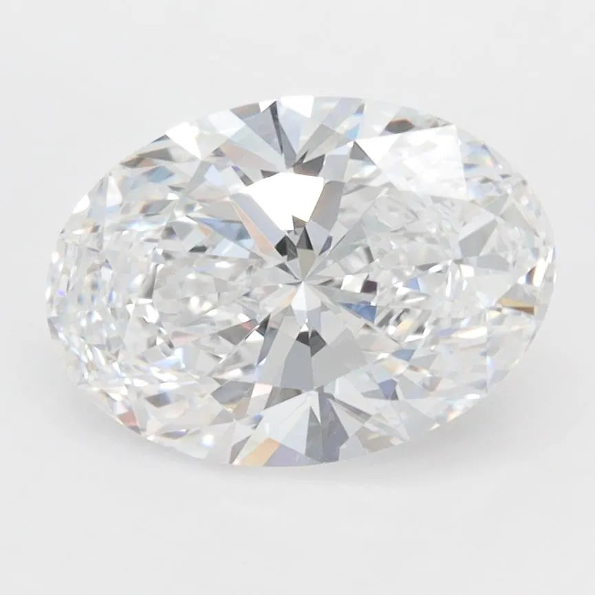 2.10ct Oval Lab Grown Diamond (Colour D, Clarity IF, IGI Certified)