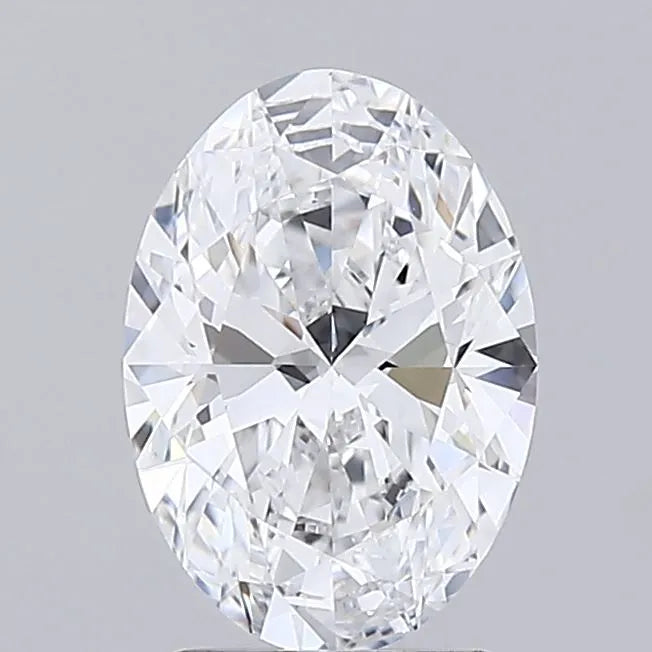 2.10ct Oval Lab Grown Diamond (Colour D, Clarity IF, IGI Certified)