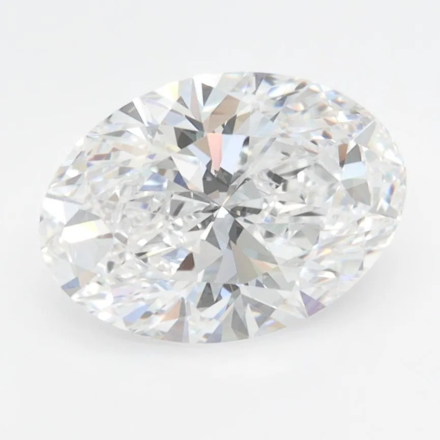 2.10ct Oval Lab Grown Diamond (Colour D, Clarity IF, IGI Certified)
